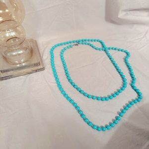 Teal Peal Fashion Necklace